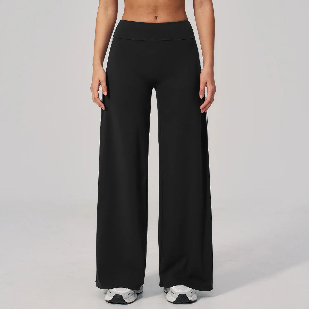 Yoga Pants, Women's Fitness Pants High Waist Straight Leg Wide Leg Pants