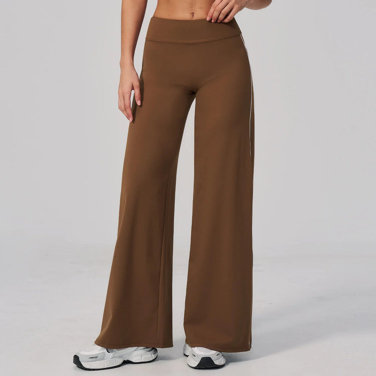 Yoga Pants, Women's Fitness Pants High Waist Straight Leg Wide Leg Pants